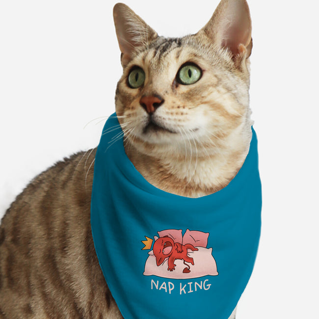 Nap King-Cat-Bandana-Pet Collar-FunkVampire