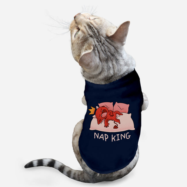 Nap King-Cat-Basic-Pet Tank-FunkVampire