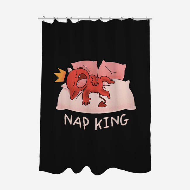Nap King-None-Polyester-Shower Curtain-FunkVampire