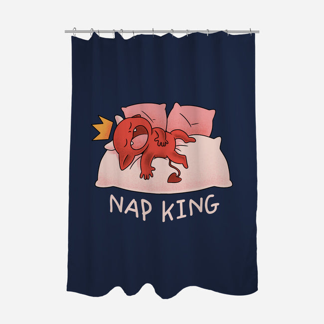 Nap King-None-Polyester-Shower Curtain-FunkVampire