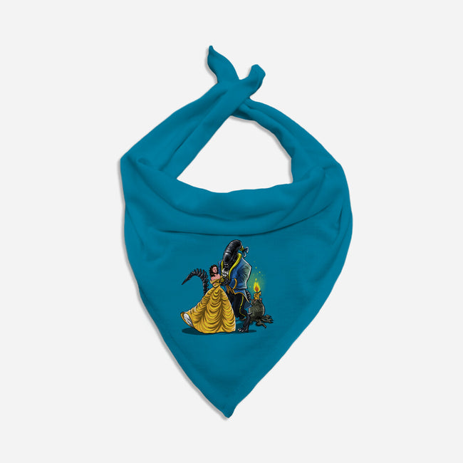 Beauty And The Alien-Cat-Bandana-Pet Collar-zascanauta