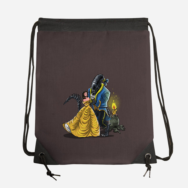 Beauty And The Alien-None-Drawstring-Bag-zascanauta