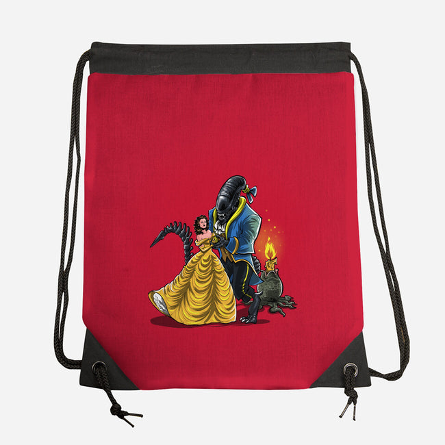 Beauty And The Alien-None-Drawstring-Bag-zascanauta