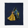 Beauty And The Alien-None-Fleece-Blanket-zascanauta