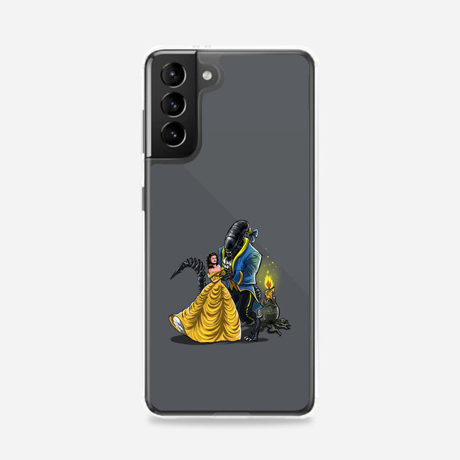 Beauty And The Alien-Samsung-Snap-Phone Case-zascanauta