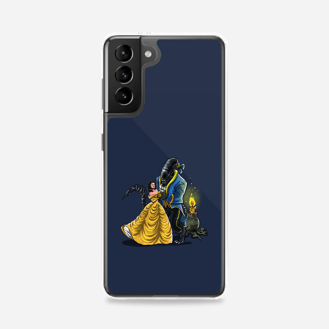 Beauty And The Alien-Samsung-Snap-Phone Case-zascanauta