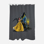 Beauty And The Alien-None-Polyester-Shower Curtain-zascanauta