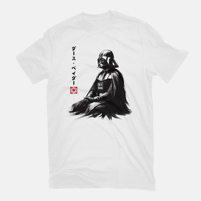 The Sith Sumi-e-Womens-Fitted-Tee-DrMonekers