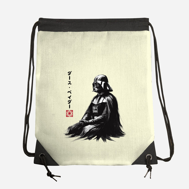 The Sith Sumi-e-None-Drawstring-Bag-DrMonekers