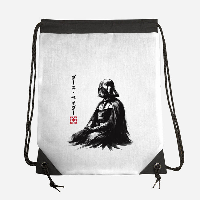 The Sith Sumi-e-None-Drawstring-Bag-DrMonekers