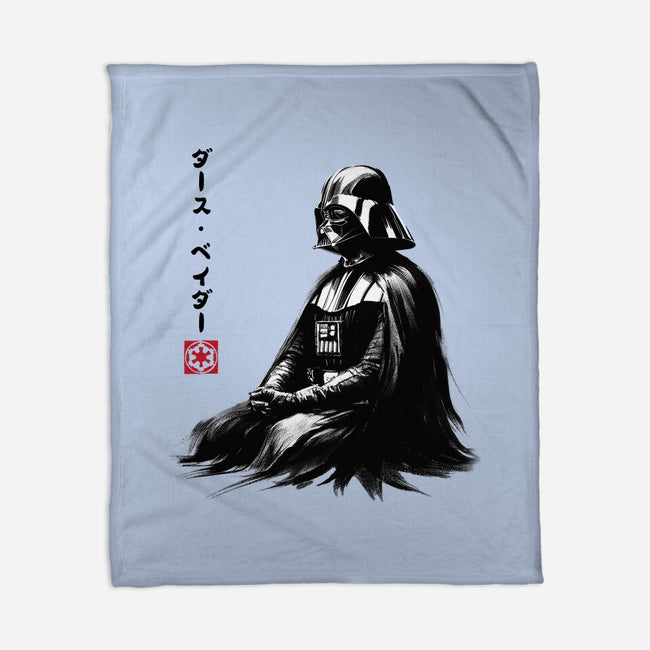 The Sith Sumi-e-None-Fleece-Blanket-DrMonekers