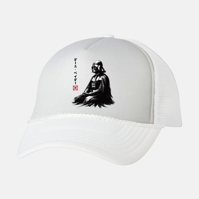 The Sith Sumi-e-Unisex-Trucker-Hat-DrMonekers