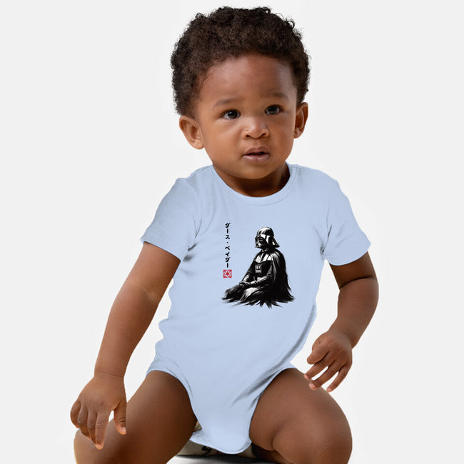 The Sith Sumi-e-Baby-Basic-Onesie-DrMonekers