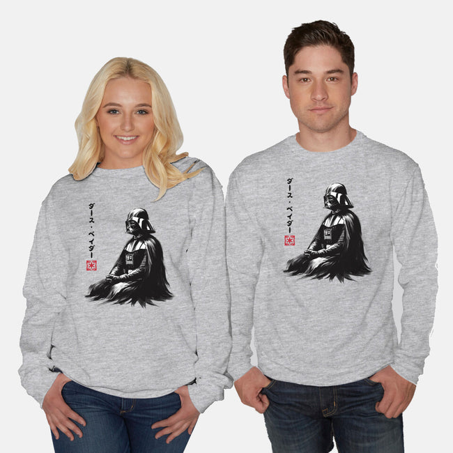 The Sith Sumi-e-Unisex-Crew Neck-Sweatshirt-DrMonekers