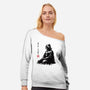 The Sith Sumi-e-Womens-Off Shoulder-Sweatshirt-DrMonekers