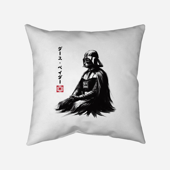 The Sith Sumi-e-None-Non-Removable Cover w Insert-Throw Pillow-DrMonekers