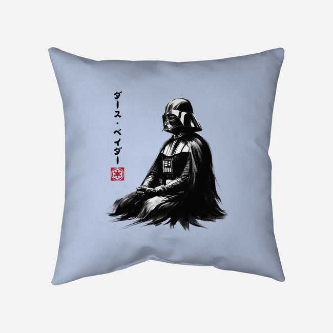 The Sith Sumi-e-None-Removable Cover-Throw Pillow-DrMonekers