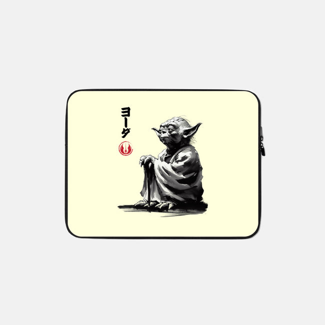 The Master Sumi-e-None-Zippered-Laptop Sleeve-DrMonekers