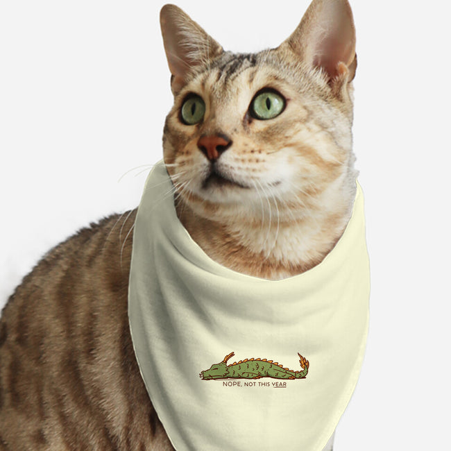 Not This Year-Cat-Bandana-Pet Collar-sebasebi