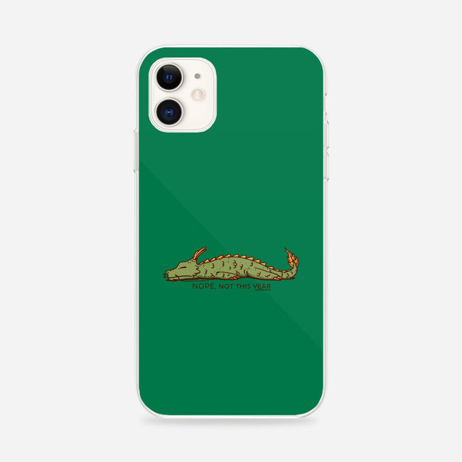 Not This Year-iPhone-Snap-Phone Case-sebasebi