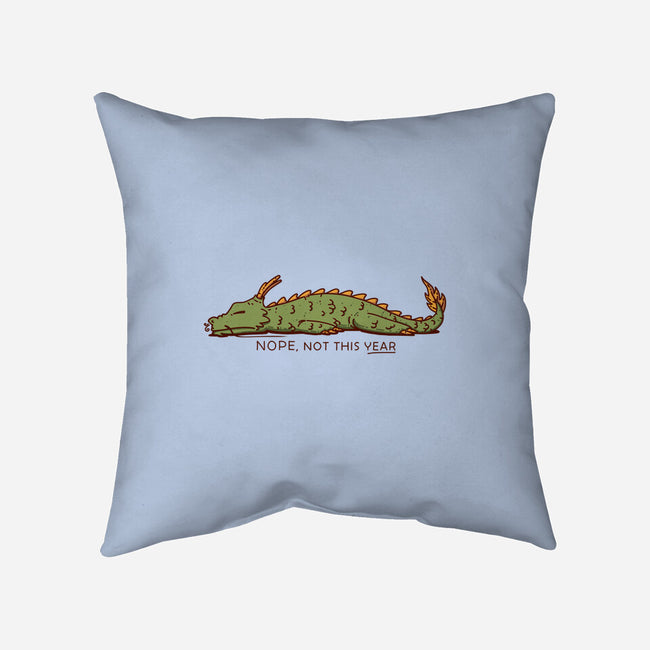 Not This Year-None-Removable Cover-Throw Pillow-sebasebi