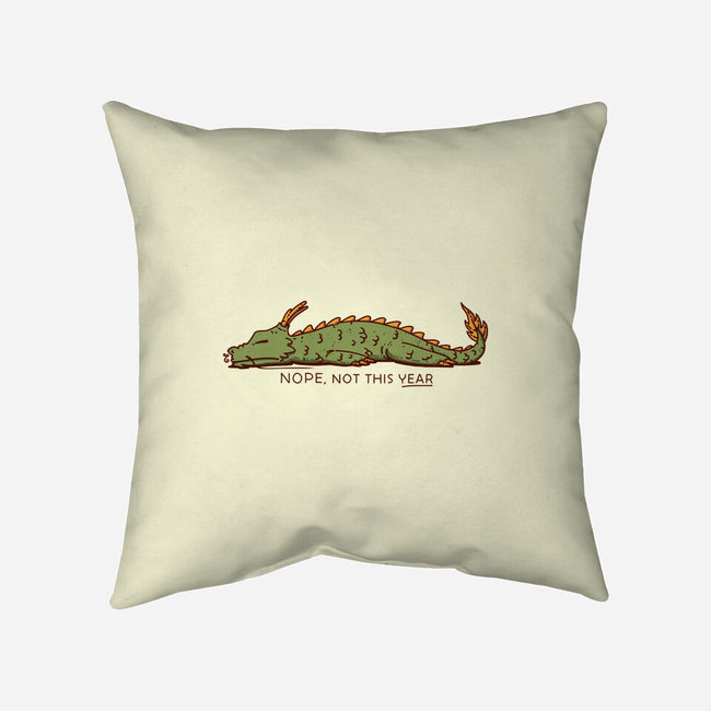 Not This Year-None-Removable Cover-Throw Pillow-sebasebi