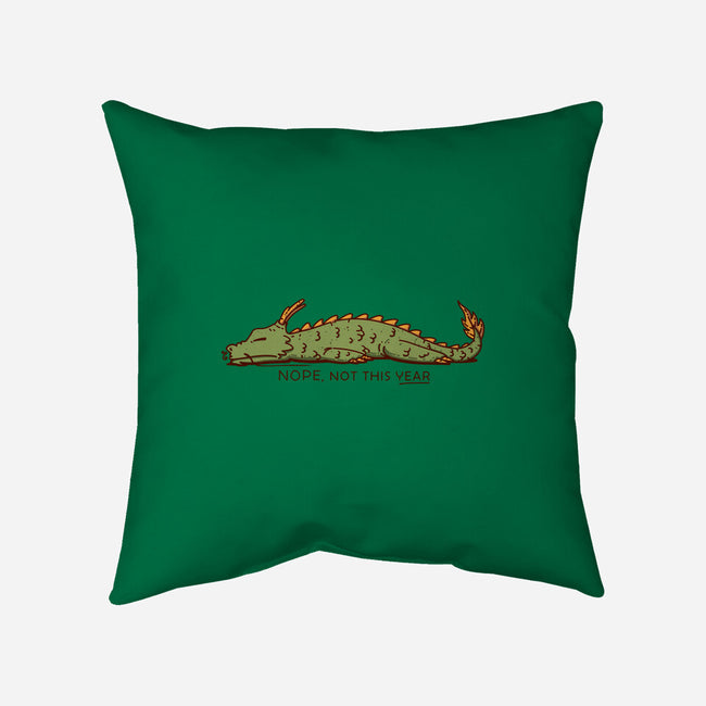 Not This Year-None-Removable Cover-Throw Pillow-sebasebi