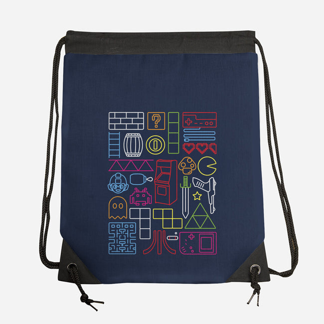 Nostalgic Doodles-None-Drawstring-Bag-sebasebi