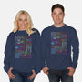 Nostalgic Doodles-Unisex-Crew Neck-Sweatshirt-sebasebi