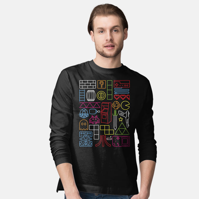 Nostalgic Doodles-Mens-Long Sleeved-Tee-sebasebi