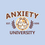 Anxiety University-None-Non-Removable Cover w Insert-Throw Pillow-NemiMakeit