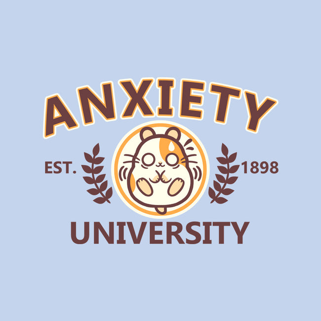 Anxiety University-None-Removable Cover-Throw Pillow-NemiMakeit