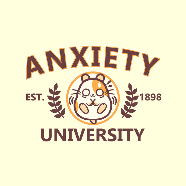 Anxiety University-None-Removable Cover w Insert-Throw Pillow-NemiMakeit