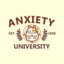 Anxiety University-None-Removable Cover w Insert-Throw Pillow-NemiMakeit