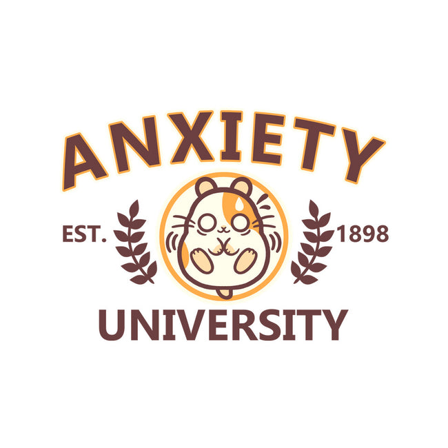 Anxiety University-None-Non-Removable Cover w Insert-Throw Pillow-NemiMakeit