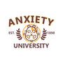 Anxiety University-None-Non-Removable Cover w Insert-Throw Pillow-NemiMakeit