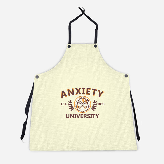 Anxiety University-Unisex-Kitchen-Apron-NemiMakeit