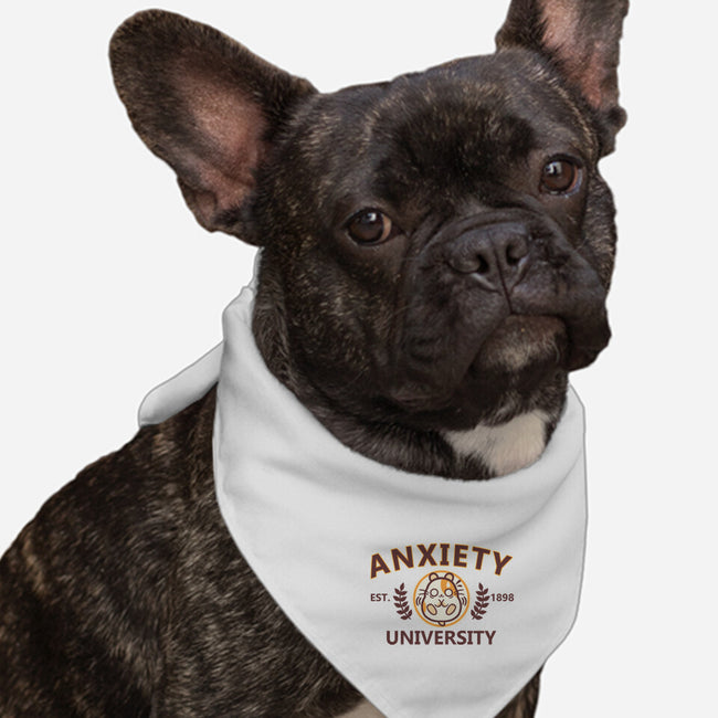 Anxiety University-Dog-Bandana-Pet Collar-NemiMakeit