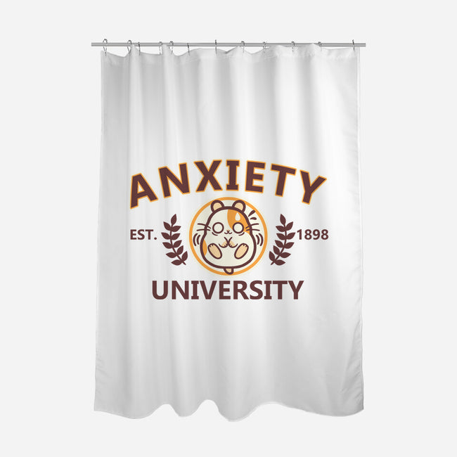 Anxiety University-None-Polyester-Shower Curtain-NemiMakeit