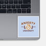Anxiety University-None-Glossy-Sticker-NemiMakeit