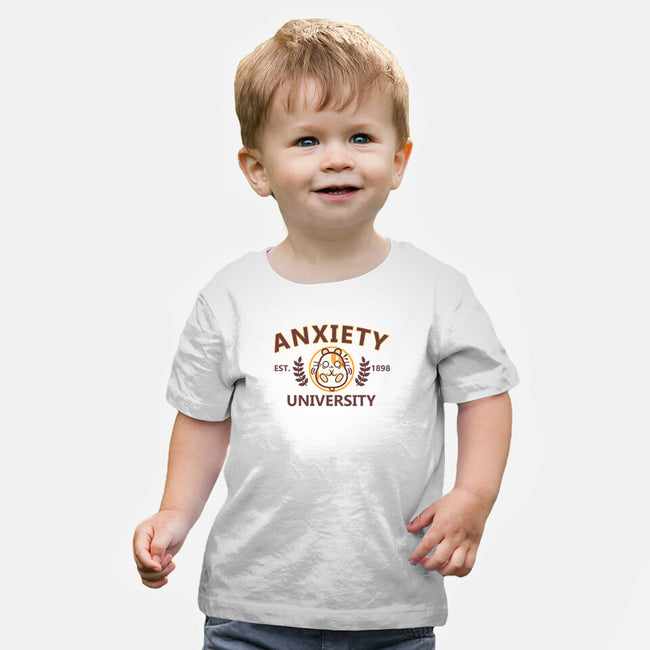 Anxiety University-Baby-Basic-Tee-NemiMakeit