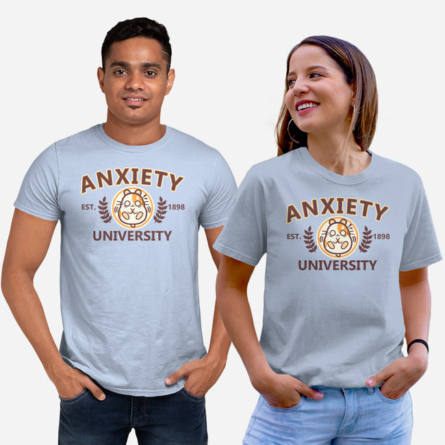 Anxiety University-Unisex-Basic-Tee-NemiMakeit