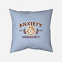 Anxiety University-None-Removable Cover-Throw Pillow-NemiMakeit