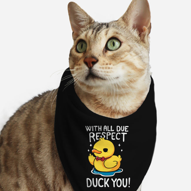 Duck You-Cat-Bandana-Pet Collar-Vallina84