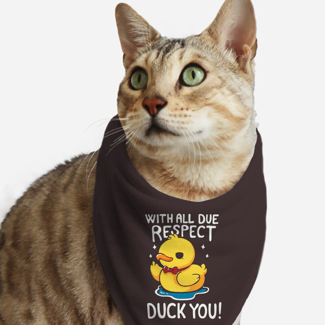 Duck You-Cat-Bandana-Pet Collar-Vallina84