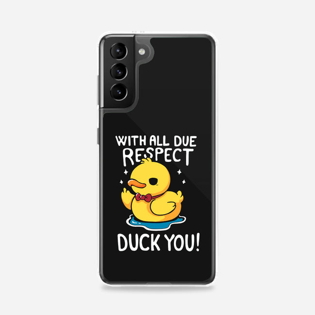 Duck You-Samsung-Snap-Phone Case-Vallina84