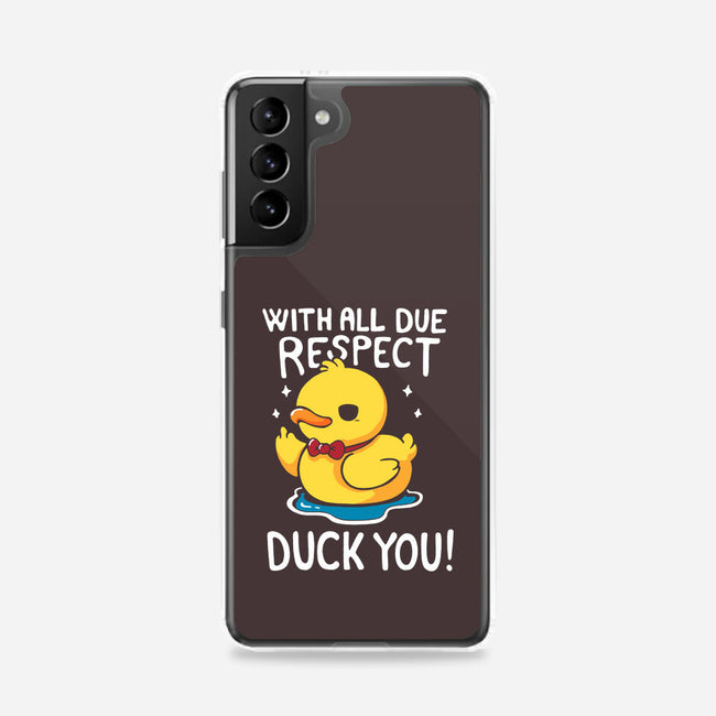 Duck You-Samsung-Snap-Phone Case-Vallina84