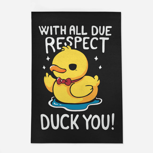 Duck You-None-Indoor-Rug-Vallina84