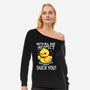 Duck You-Womens-Off Shoulder-Sweatshirt-Vallina84