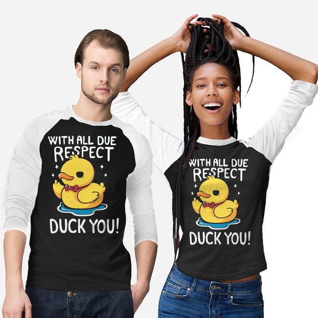 Duck You-Unisex-Baseball-Tee-Vallina84